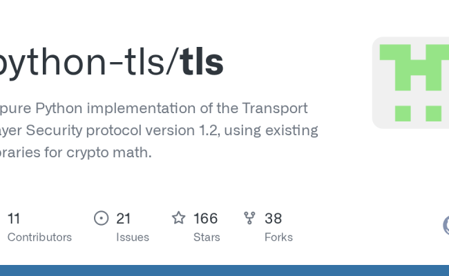 GitHub - Python-tls/tls: A Pure Python Implementation Of The Transport ...