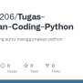 GitHub - Samms206/Tugas-Pelatihan-Coding-Python: Tugas Converting Suhu Menggunakan Python