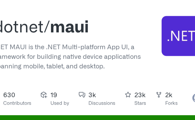 GitHub - Dotnet/maui: .NET MAUI Is The .NET Multi-platform App UI, A ...