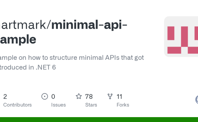 GitHub - Hartmark/minimal-api-sample: Sample On How To Structure ...