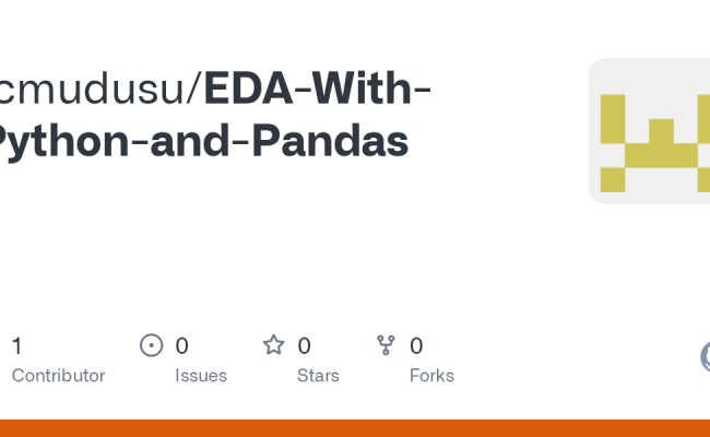 GitHub - Rcmudusu/EDA-With-Python-and-Pandas