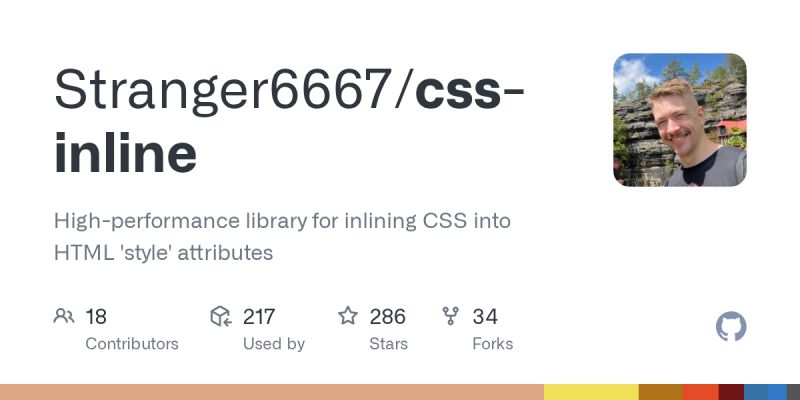 Github Stranger6667 Css Inline High Performance Library For Inlining - Mobile Sunset Backgrounds for Desktop