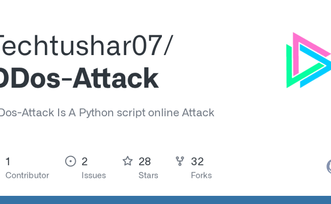 GitHub - Techtushar07/DDos-Attack: DDos-Attack Is A Python Script ...