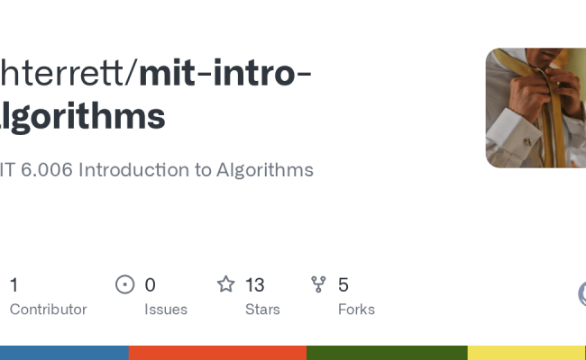 GitHub - Shterrett/mit-intro-algorithms: MIT 6.006 Introduction To ...