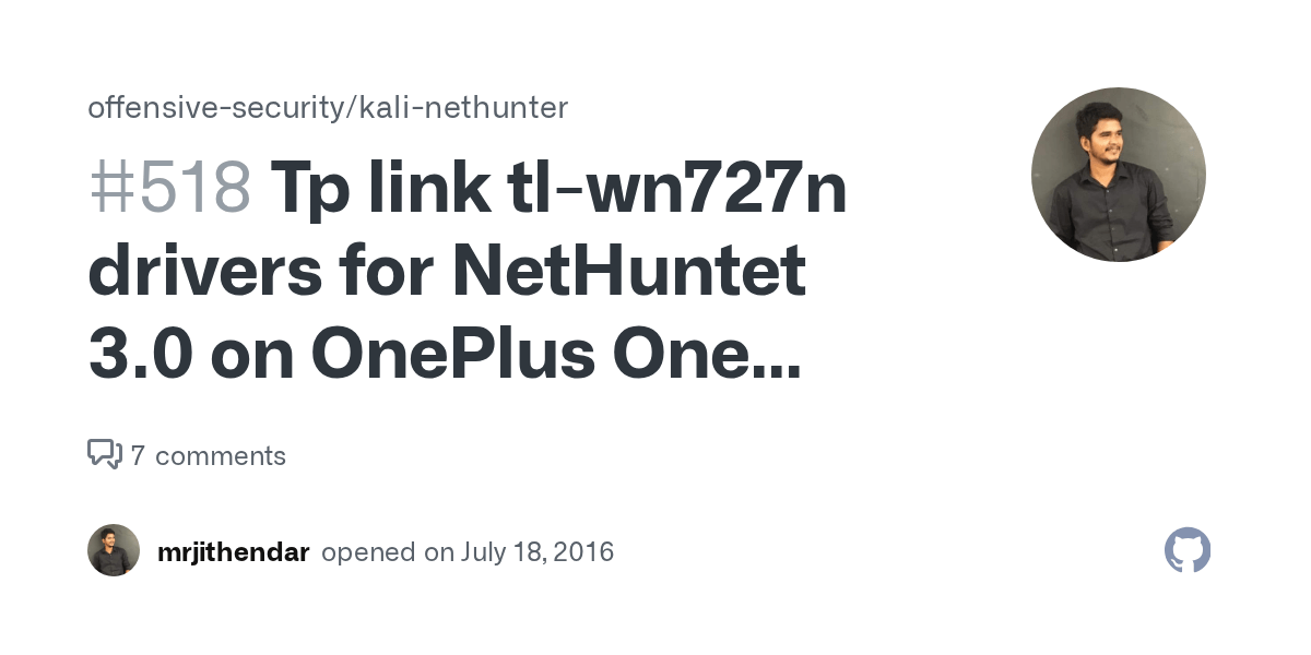 Follow the onscreen instructions to complete the uninstallation. Tp Link Tl Wn727n Drivers For Nethuntet 3 0 On Oneplus One 64gb Issue 518 Offensive Security Kali Nethunter Github