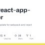 GitHub - Jkup/react-app-starter: :boom: A Starter Template For Webpack ...