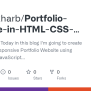GitHub - Kishankharb/Portfolio-Website-in-HTML-CSS-JavaScript-Free ...