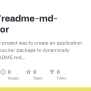 GitHub - Go-yasi/readme-md-generator: The Goal Of This Project Was To ...