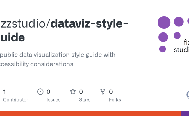 GitHub - Fizzstudio/dataviz-style-guide: A Public Data Visualization ...
