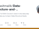 Github Gitbasitmalik Data Structure And Algorithms In Java Here Is
