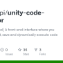 GitHub - Ichenpipi/unity-code-executor: [Unity Editor Tool] A Front-end ...