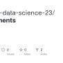 GitHub - Intro-to-data-science-23/assignments