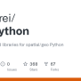 GitHub - Urschrei/Geopython: Notebooks And Libraries For Spatial/geo Python Explorations