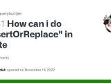 How Can I Do Insertorreplace In Sqlite Issue 641 Sqlkata
