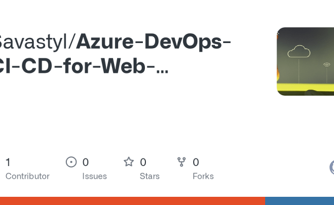 GitHub - Savastyl/Azure-DevOps-CI-CD-for-Web-Application