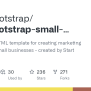 GitHub - StartBootstrap/startbootstrap-small-business: A Bootstrap HTML ...
