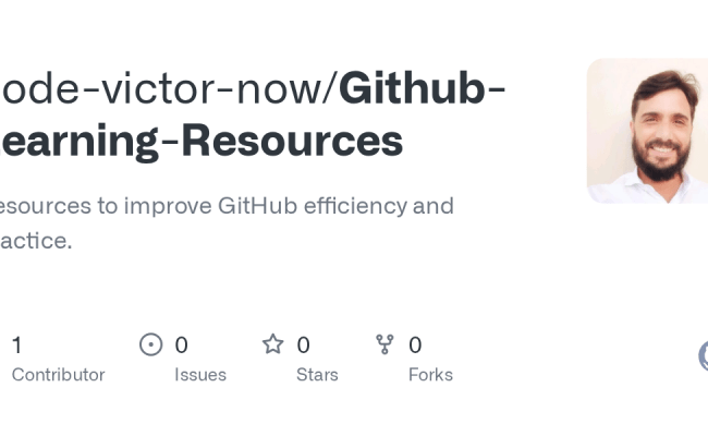 GitHub - Code-victor-now/Github-Learning-Resources: Resources To ...