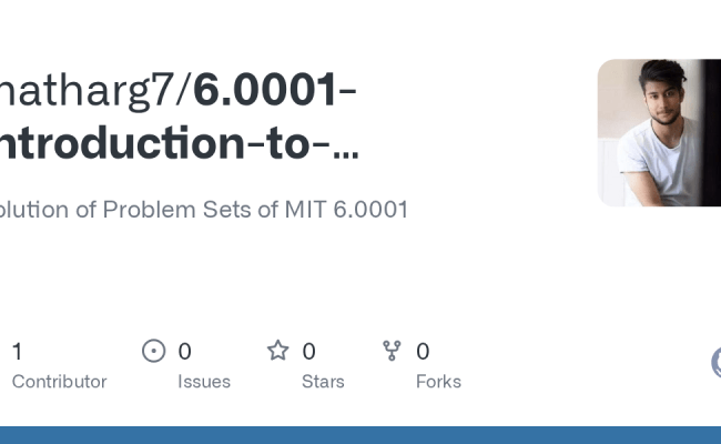GitHub - Matharg7/6.0001-Introduction-to-Computer-Science-and-Programming-in-Python: Solution Of ...