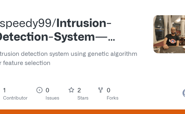 GitHub - Sspeedy99/Intrusion-Detection-System---Genetic-Algorithm ...