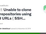 Unable To Clone The Repositories Using Ssh Urls Ssh Configuration