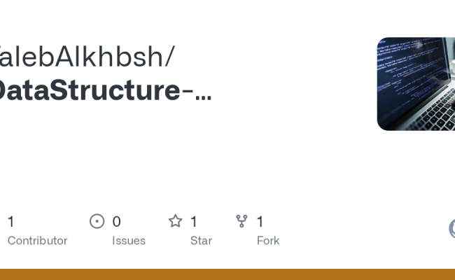 GitHub - TalebAlkhbsh/DataStructure-_and_Algorithms