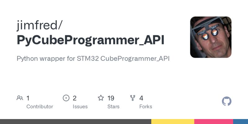 Github Jimfred Pycubeprogrammer Api Python Wrapper For Stm32 Cubeprogrammer Api - Premium Landscape Background Gallery - 4K