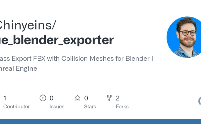 GitHub - Chinyeins/ue_blender_exporter: Mass Export FBX With Collision ...