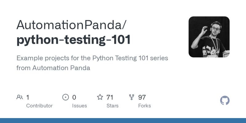 Github Automationpanda Python Testing 101 Example Projects For The Python Testing 101 Series - Artistic Ocean Image - Ultra HD
