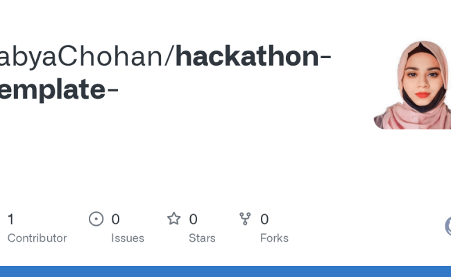 GitHub - RabyaChohan/hackathon-template-