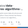 GitHub - Codebasics/data-structures-algorithms-python: This Tutorial ...