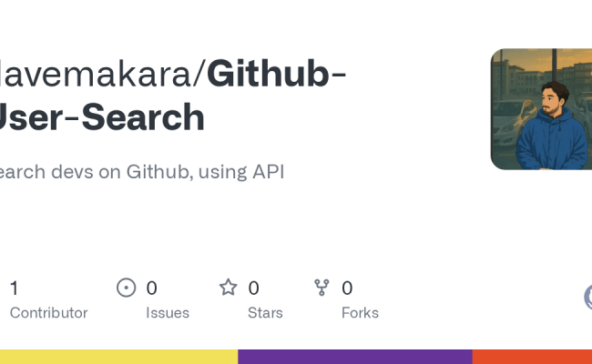 GitHub - Davemakara/Github-User-Search: Search Devs On Github, Using API