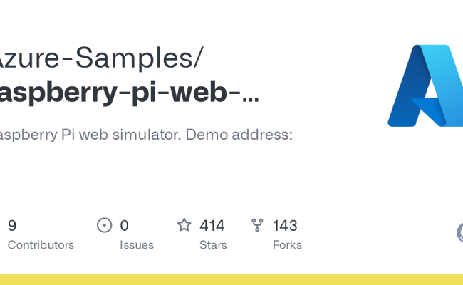 GitHub - Azure-Samples/raspberry-pi-web-simulator: Raspberry Pi Web ...