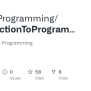 GitHub - IntroToProgramming/IntroductionToProgramming: Introduction To ...