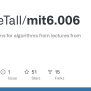 GitHub - DCtheTall/mit6.006: Implementations For Algorithms From ...