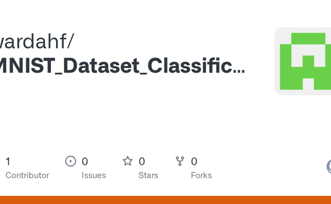 GitHub - Wardahf/MNIST_Dataset_Classification