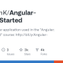 GitHub - DeborahK/Angular-GettingStarted: Sample Angular Application ...