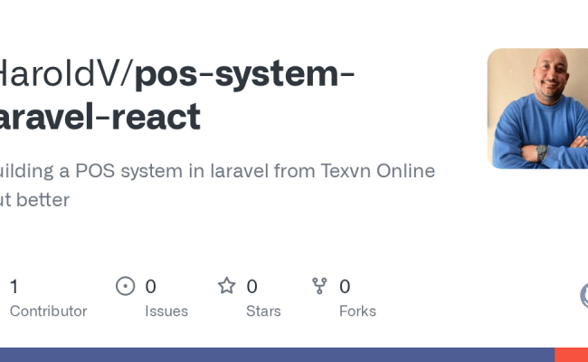 GitHub - HaroldV/pos-system-laravel-react: Building A POS System In ...