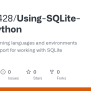 GitHub - Hofong428/Using-SQLite-with-Python: Most Programming Languages ...