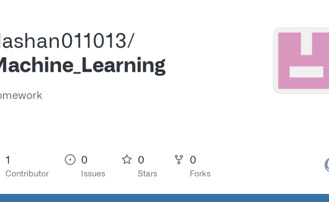 GitHub - Dashan011013/Machine_Learning: Homework