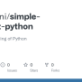 GitHub - Ryoohtani/simple-chatbot-python: For Basic Learning Of Python
