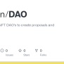 GitHub - Alaydin/DAO: A Web Site For NFT DAO's To Create Proposals And Vote Them