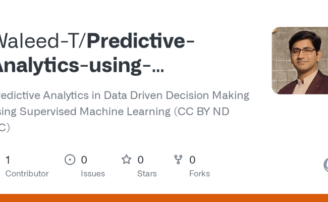 GitHub - Waleed-T/Predictive-Analytics-using-Supervised-Machine ...