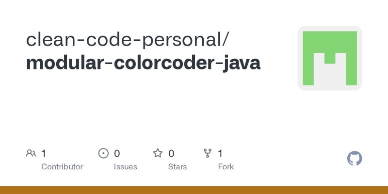 Github Clean Code Craft Tcq 1 Modular Colorcoder Cs - Download Premium Nature Illustration | 4K