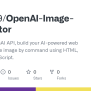 GitHub - Qyt0109/OpenAI-Image-Generator: Basics Of OpenAI API, Build Your AI-powered Web App To ...
