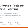 GitHub - Btcrabb/Python-Projects-in-Machine-Learning: A Collection Of ...
