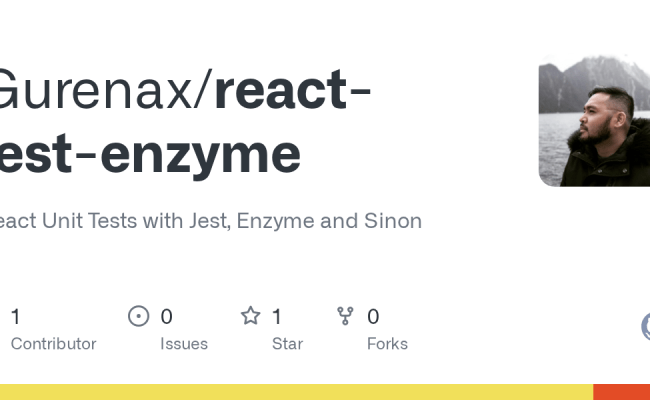 GitHub - Gurenax/react-jest-enzyme: React Unit Tests With Jest, Enzyme ...