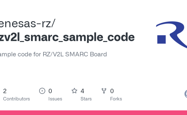 GitHub - Renesas-rz/rzv2l_smarc_sample_code: Sample Code For RZ/V2L ...