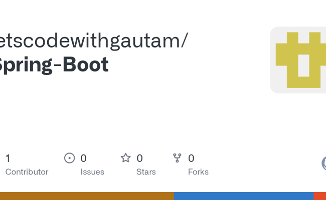 GitHub - Letscodewithgautam/Spring-Boot