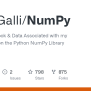 GitHub - KeithGalli/NumPy: Jupyter Notebook & Data Associated With My ...