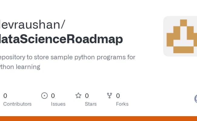 GitHub - Devraushan/dataScienceRoadmap: Repository To Store Sample ...